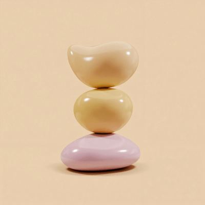 Minimalist Stone Composition m_f